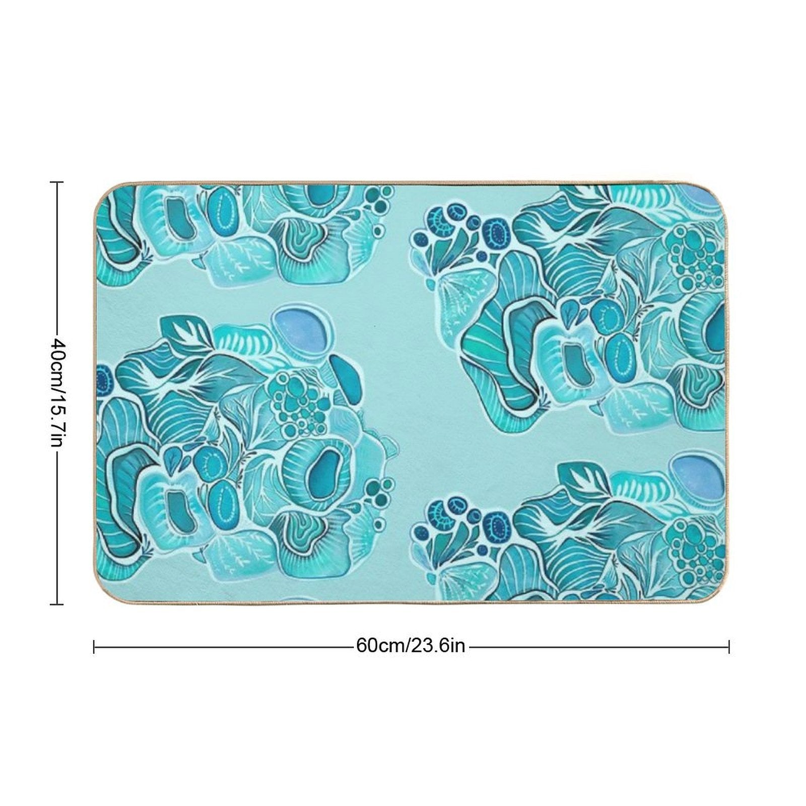 Undulate  Odorless Bath Mat