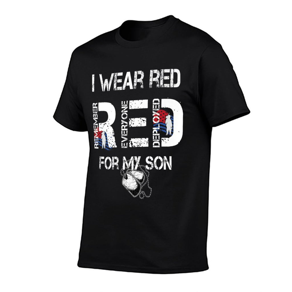 Red Friday Military Mom Womens I Wear Red For My Son  High-quality Stitching T-Shirt