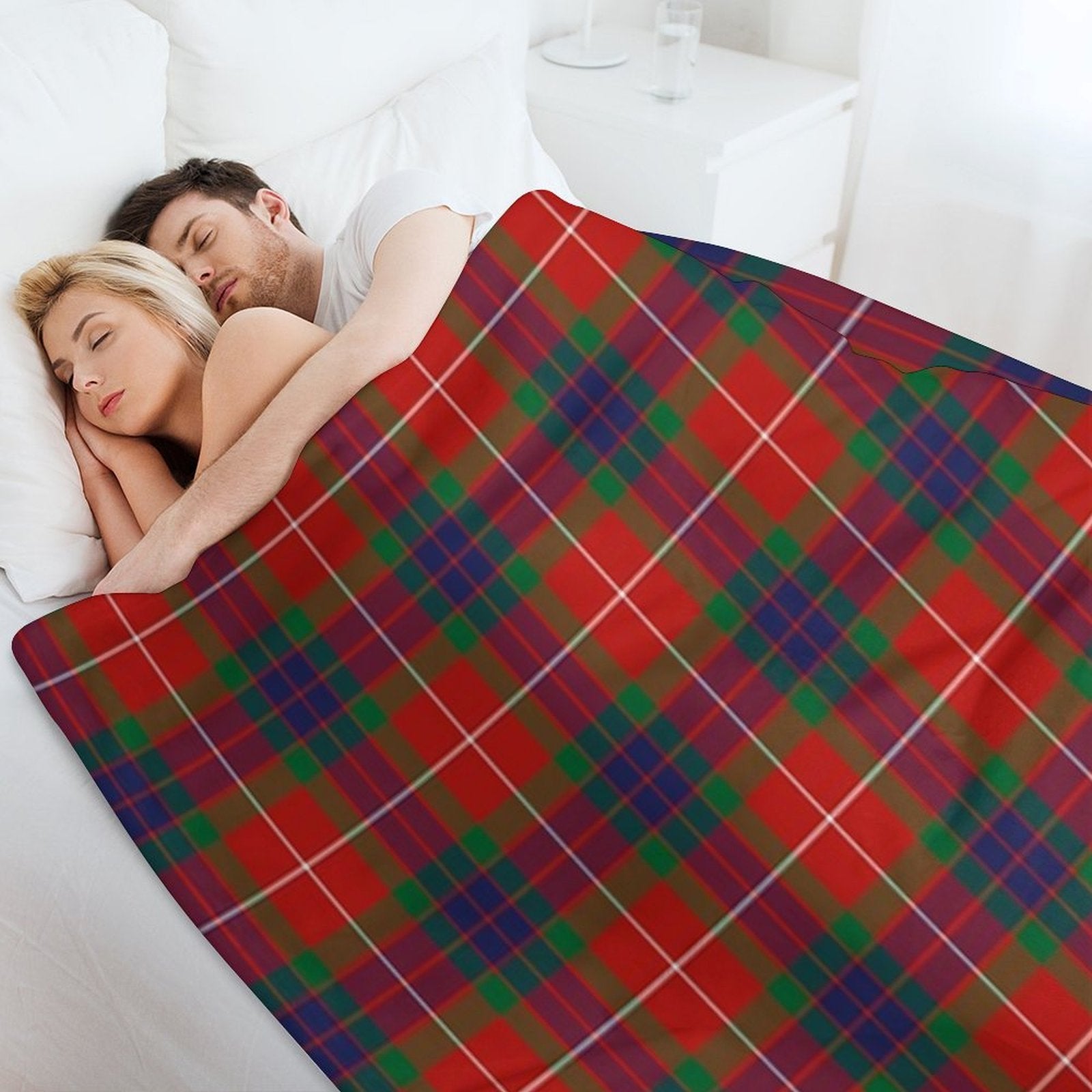 SIMPSON Tartan  Clan And Family Name Tartan Pattern Gift-ready Throw Blanket