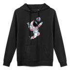 Astronaut Volleyball Player in Space Cool Science Sports Versatile Streetwear Hoodie