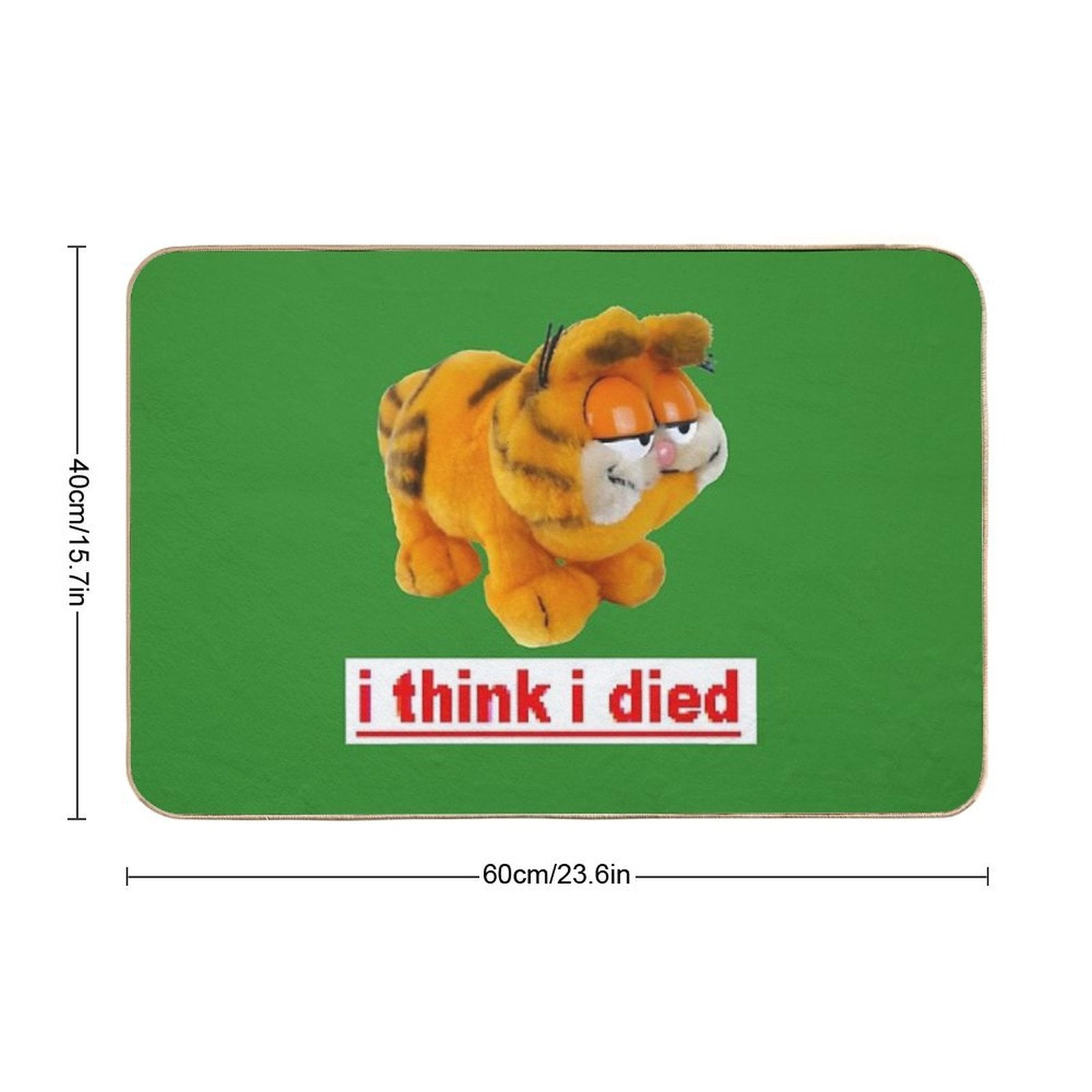 Garfield Thinks Hes Dead  Toxin-Free Bath Mat