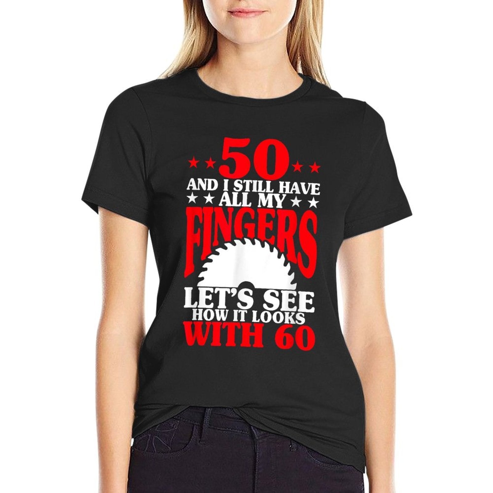 50th Birthday Carpenter - Funny 50th Birthday Woodworker  Lightweight T-Shirt