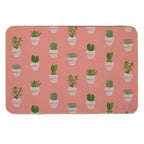 Cacti & Succulent  Easy To Clean Bath Mat