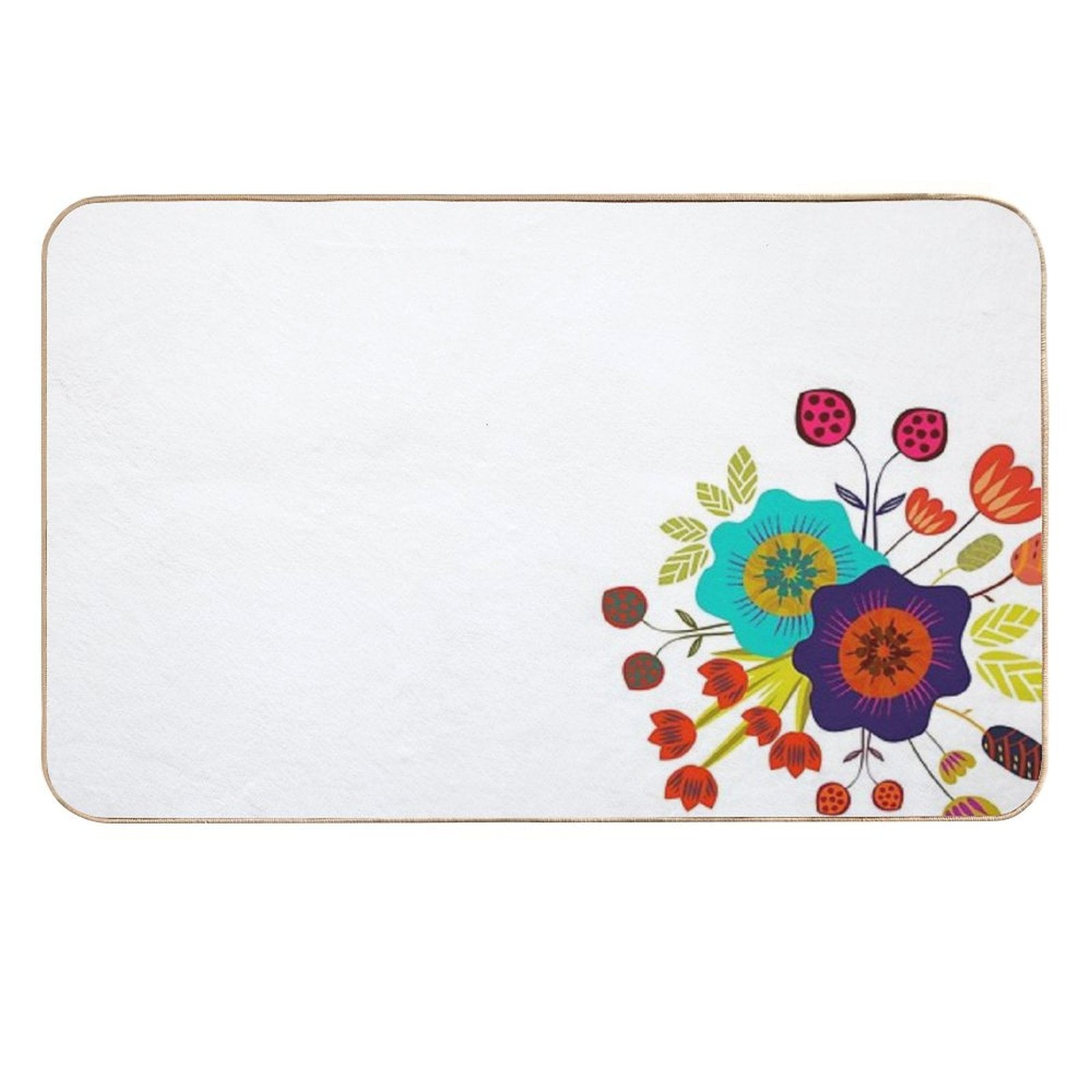 Magical Night Garden  Stain-Proof Bath Mat