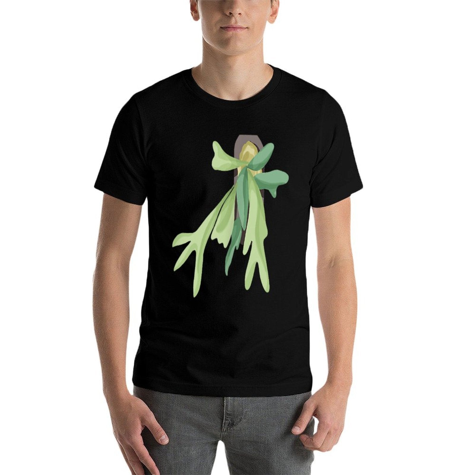 Plant Mama Plant Dad, Staghorn Fern Botanical Art, Gardener  Easy-care T-Shirt