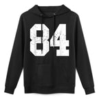 #84 Sports Fan Player T Number 84 Game Winner Lucky Pilling-Resistant Hoodie
