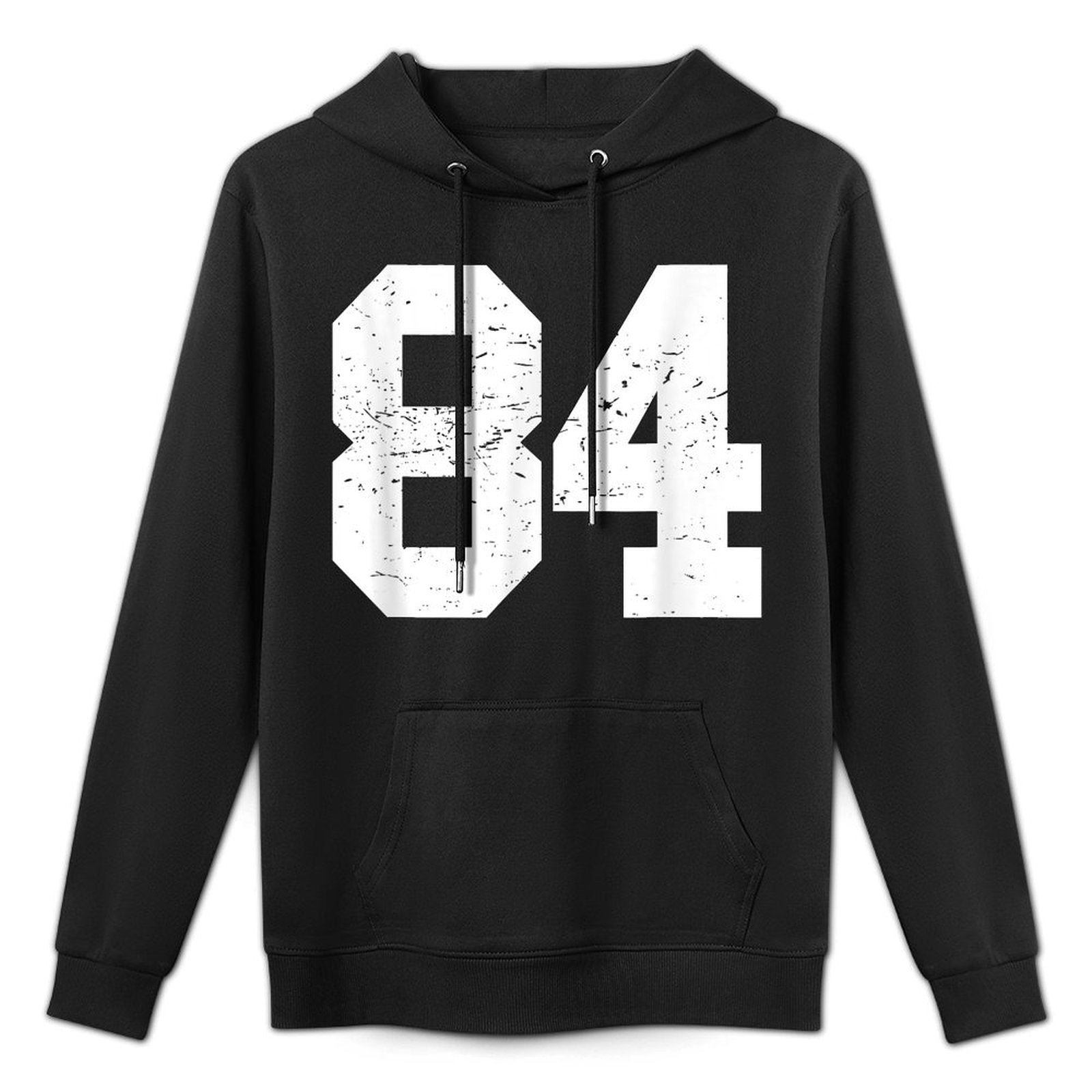 #84 Sports Fan Player T Number 84 Game Winner Lucky Pilling-Resistant Hoodie