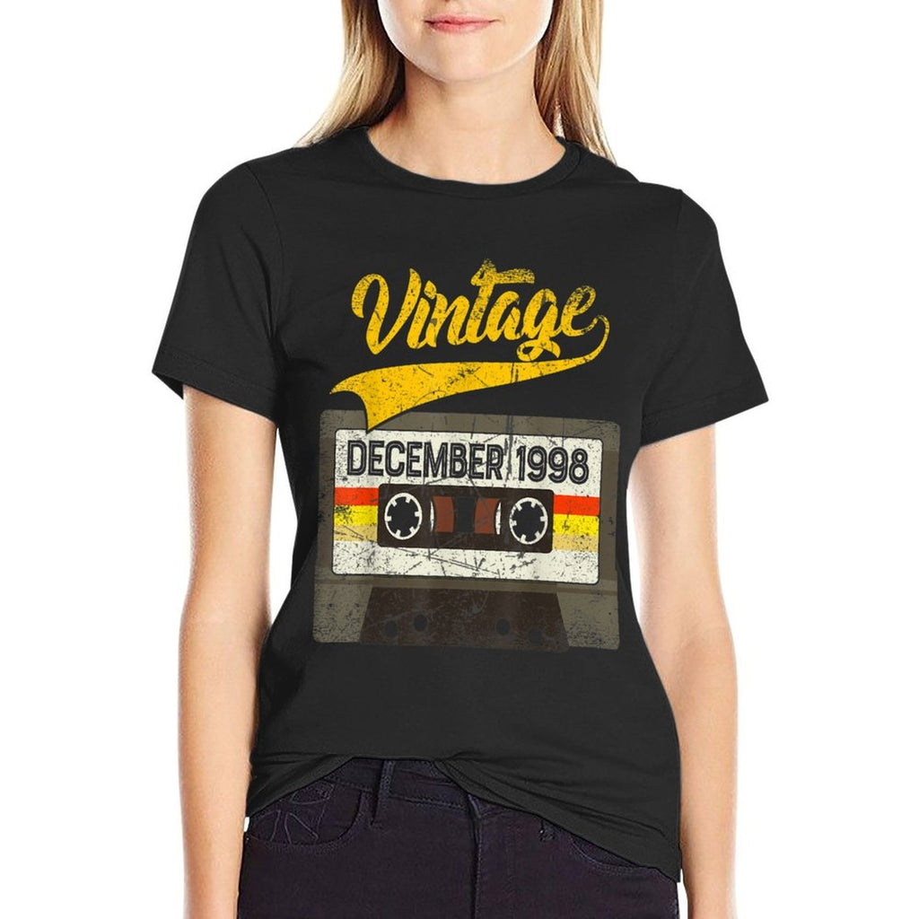 December 1998 21st Birthday Vintage Cassette  Soft T-Shirt