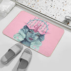 Tsuru Origami Girl  Multi-Purpose Bath Mat