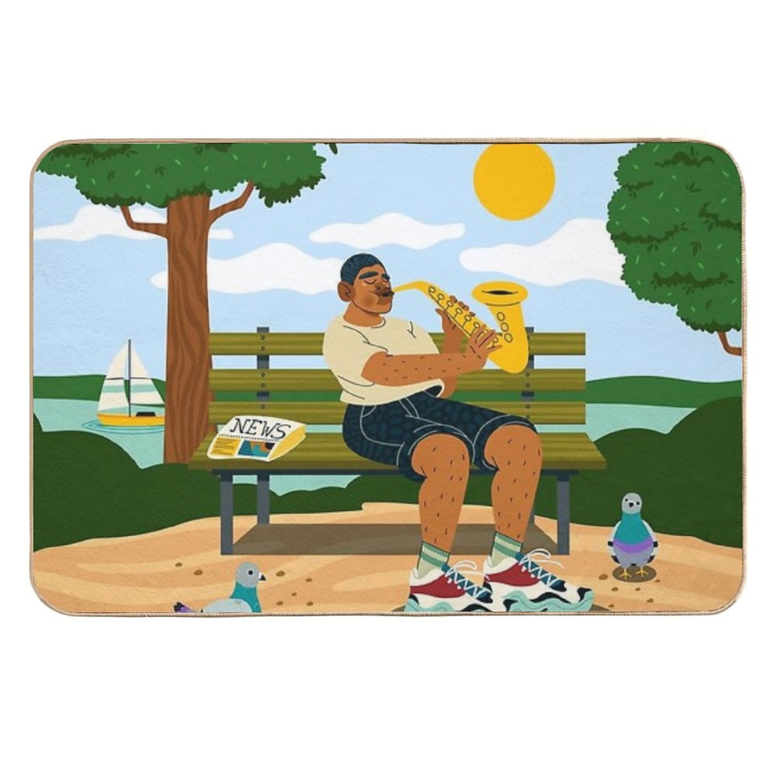 The Park Sonata  Eco-Friendly Bath Mat