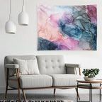 Heavenly Pastels 1 Original Abstract Ink Painting Tapestry