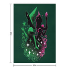 Elphaba & Glinda Wicked The Musical Defying Gravity Gift-ready Throw Blanket