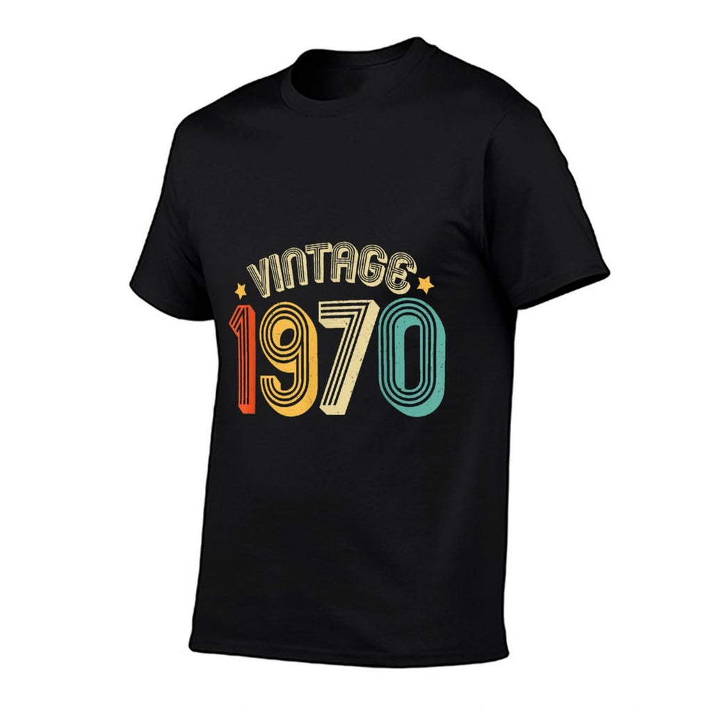 1970 50th Birthday Gift Vintage Retro Men Women 50 Years Old  Cotton T-Shirt