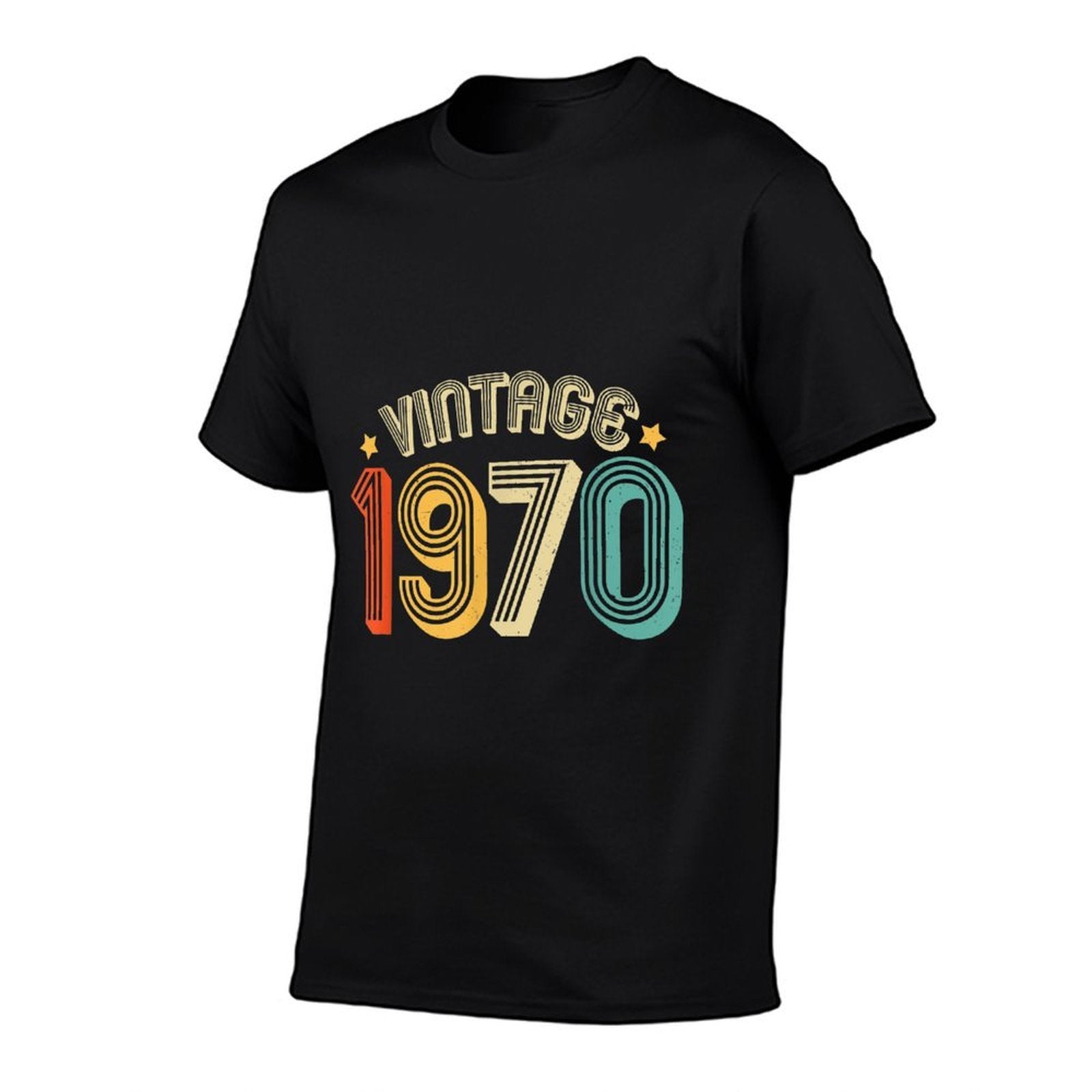 1970 50th Birthday Gift Vintage Retro Men Women 50 Years Old  Cotton T-Shirt