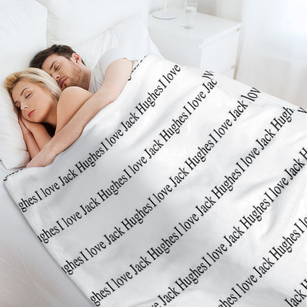 I Love Jack Hughes Multi-functional Throw Blanket