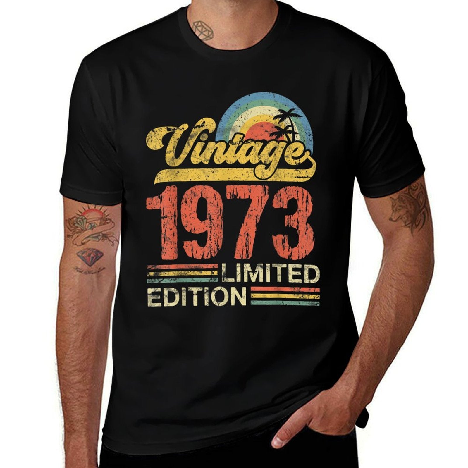 50 Year Old Gifts Vintage 1973 Limited Edition 50th Birthday  Quick-drying T-Shirt