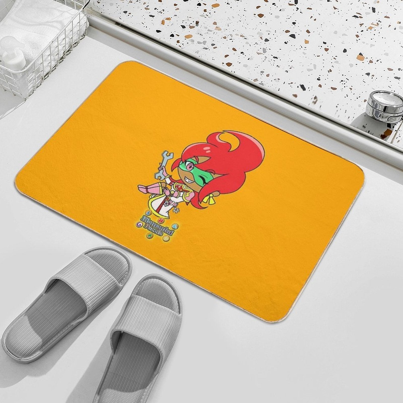 Chibi Feuket  Non-Slip Bath Mat