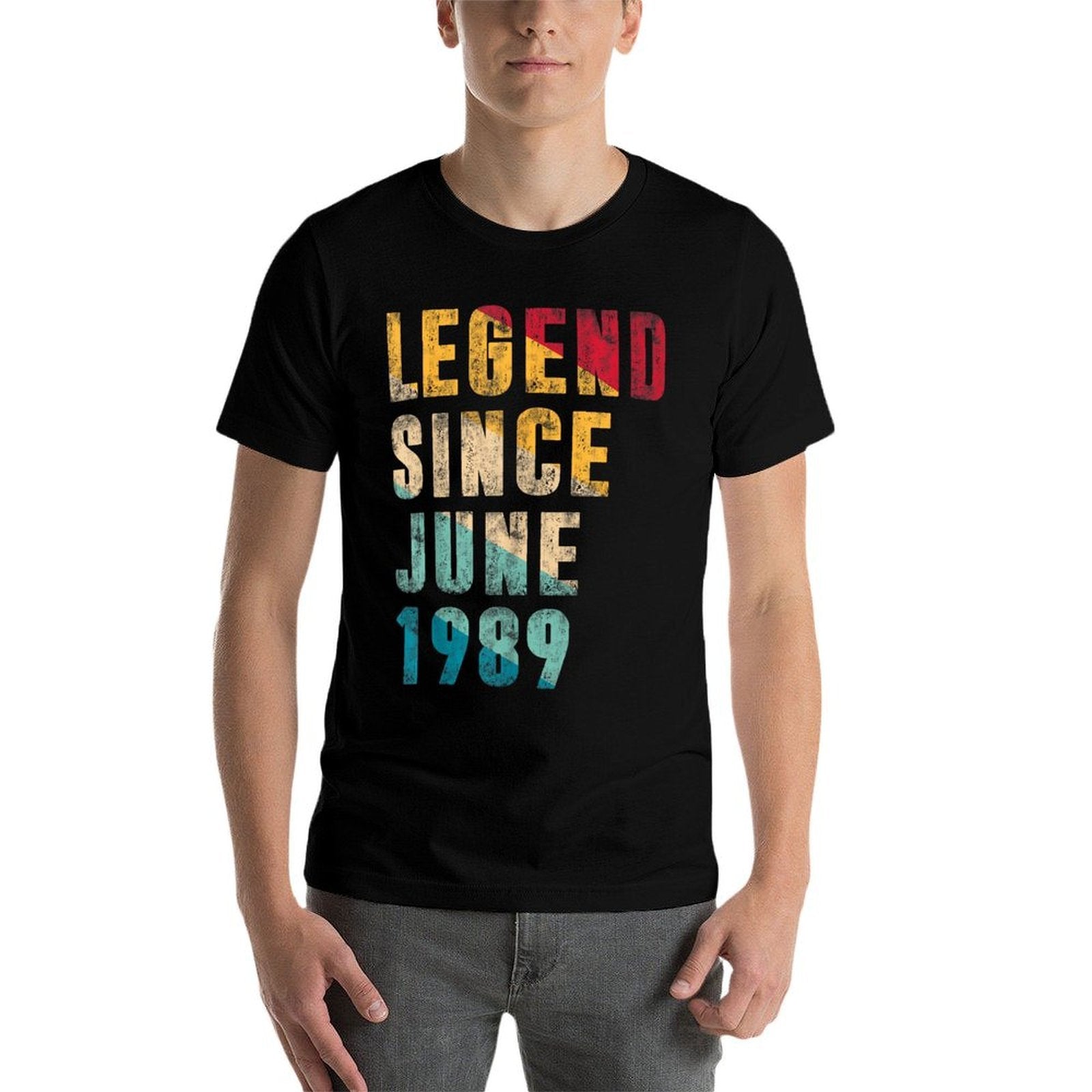 35 Years Old Bday Gifts Legend Since June 1989 35th Birthday  Quick-drying T-Shirt