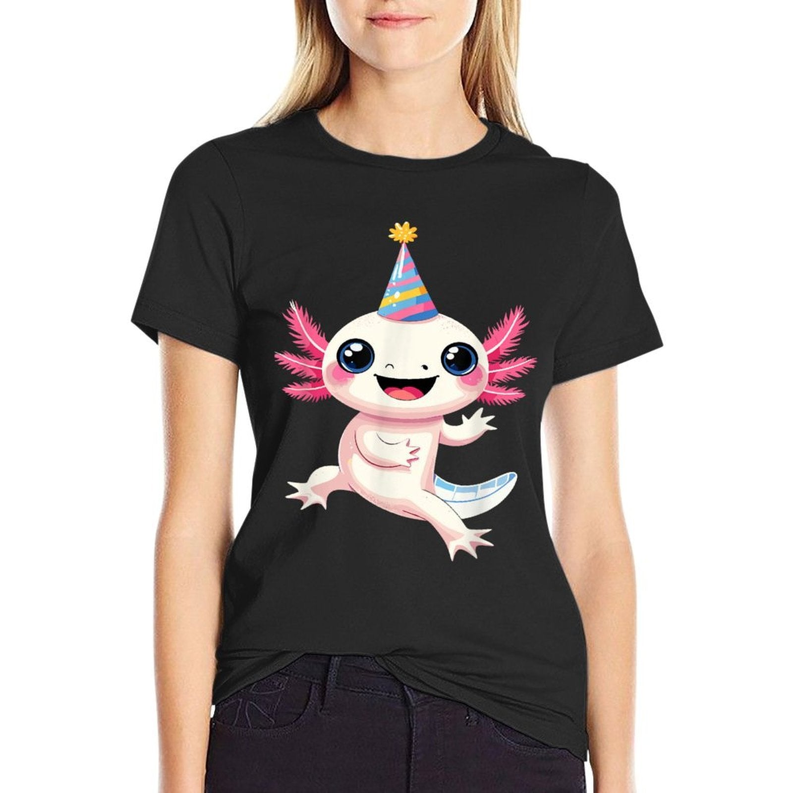Axolotl Birthday Party  Easy-care T-Shirt