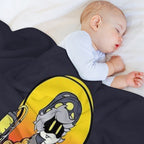 Murder Drones Retro Serial Designation N Shrink-resistant Throw Blanket