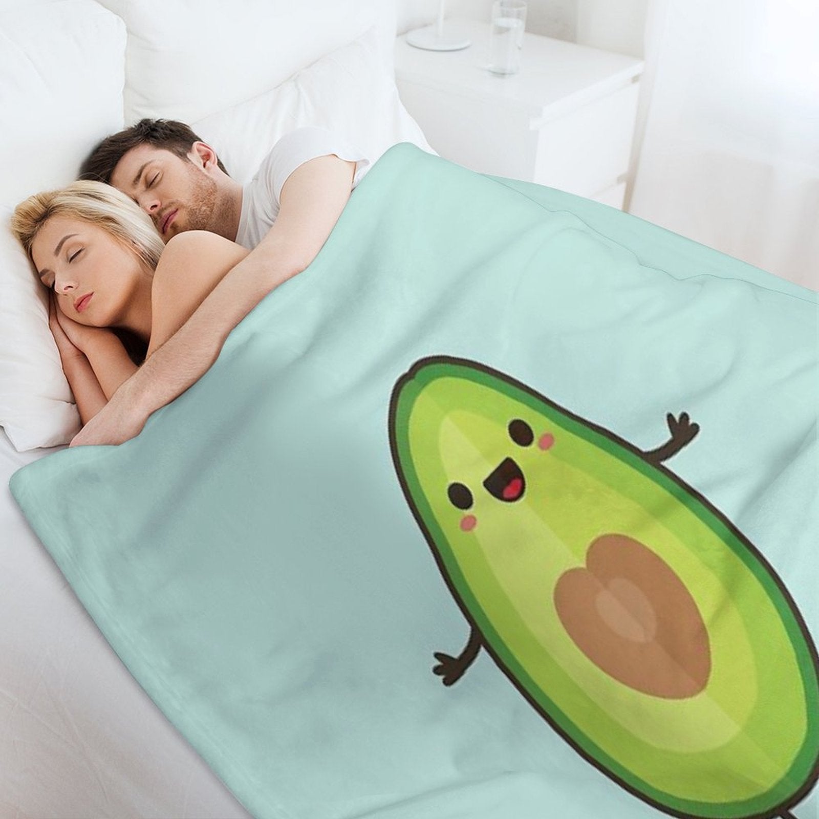 Avo-cuddle Shrink-resistant Throw Blanket