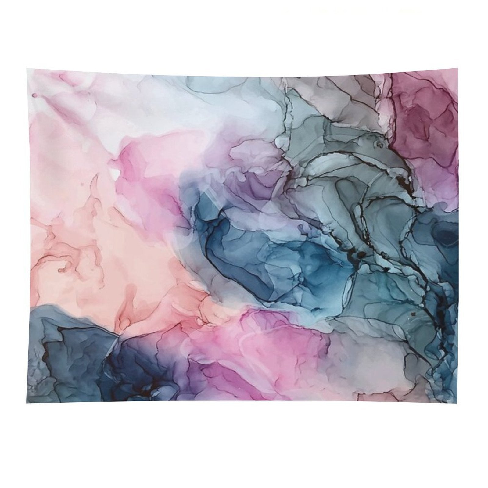 Heavenly Pastels 1 Original Abstract Ink Painting Tapestry