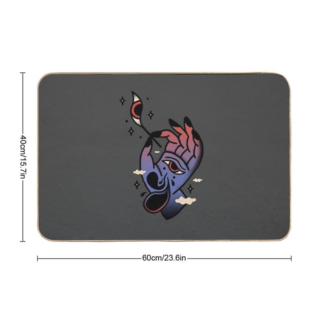 Midnight Eye  High-Traffic Bath Mat