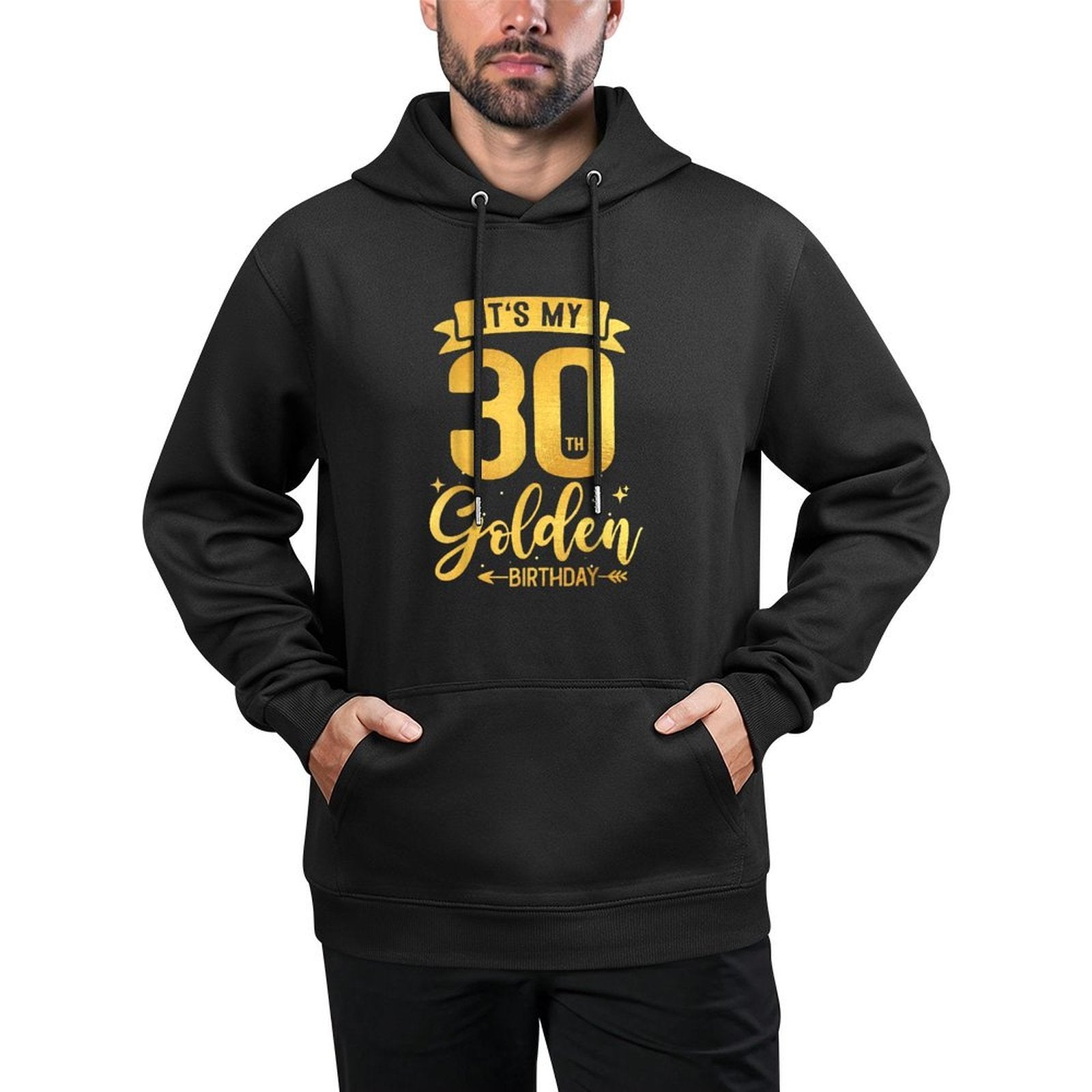 30th Birthday It&#39;s My 30th Golden Birthday Relaxed Fit Hoodie