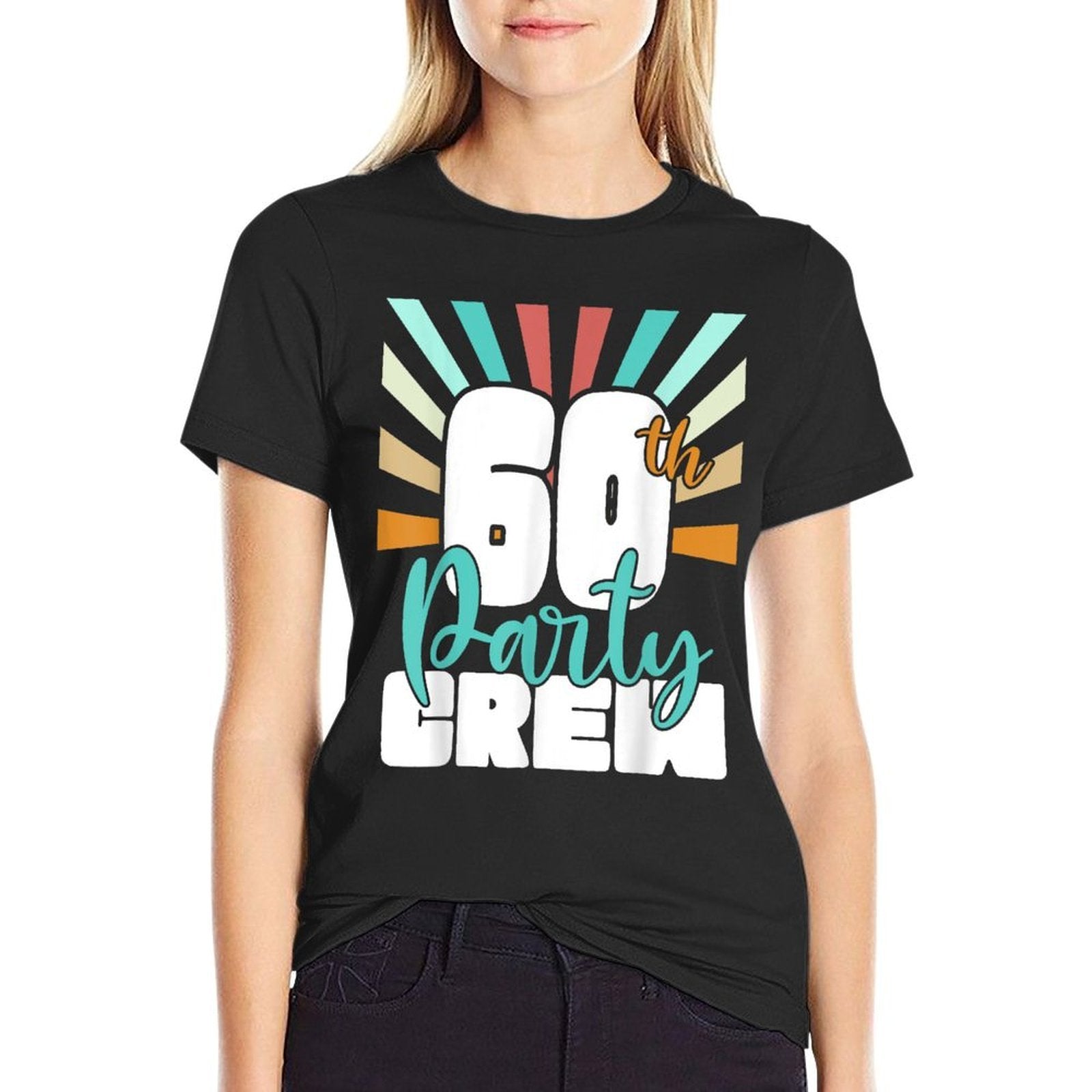 60th Party Crew Birthday Squad Funny 60 Year Old Birthday  Classic T-Shirt