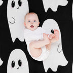 Cute Ghost Easy Care Throw Blanket
