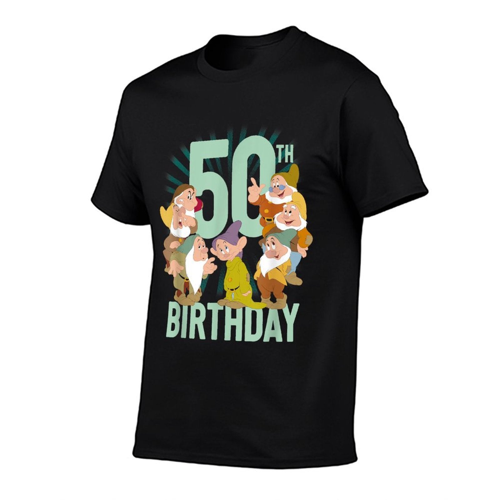 Disney Snow White Dwarfs Group Shot 50th Birthday  Trendy Pattern T-Shirt