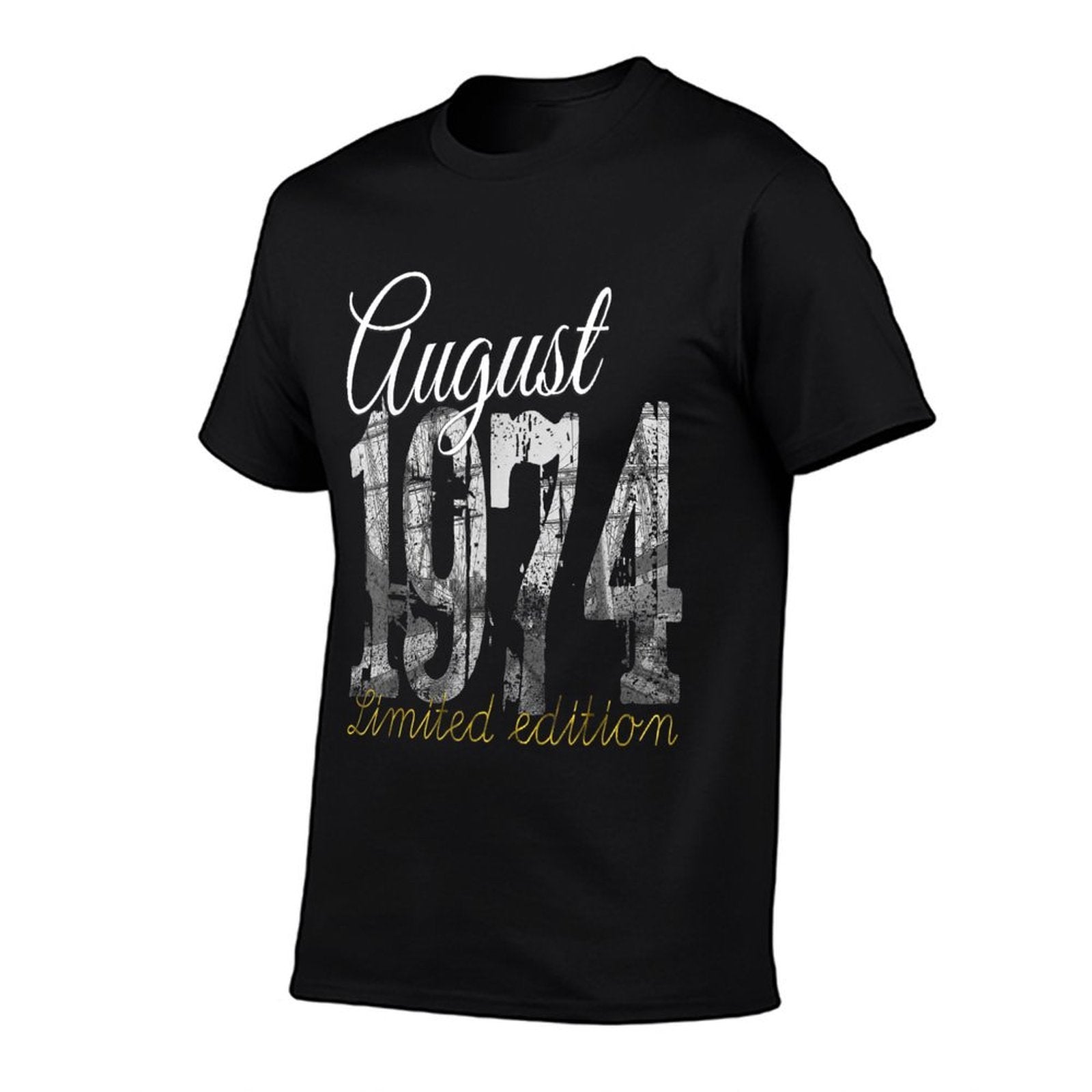 August 1974 - 50 Year Old 1974 50th Birthday Gift  Relaxed-fit T-Shirt