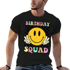 Birthday Squad Groovy Matching Family Birthday Squad  Eco-friendly Material T-Shirt