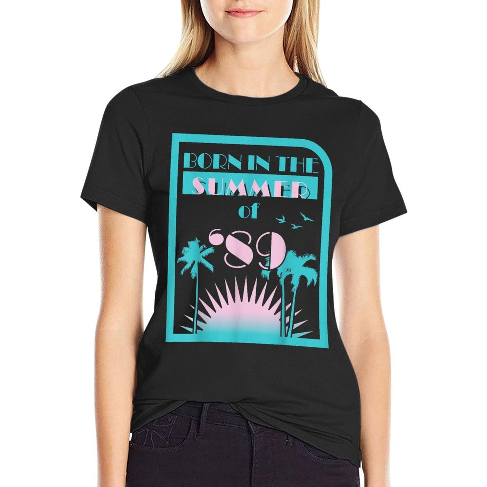 30th Birthday Tshirts for Women Men Born in The Summer of 89  Moisture-wicking T-Shirt