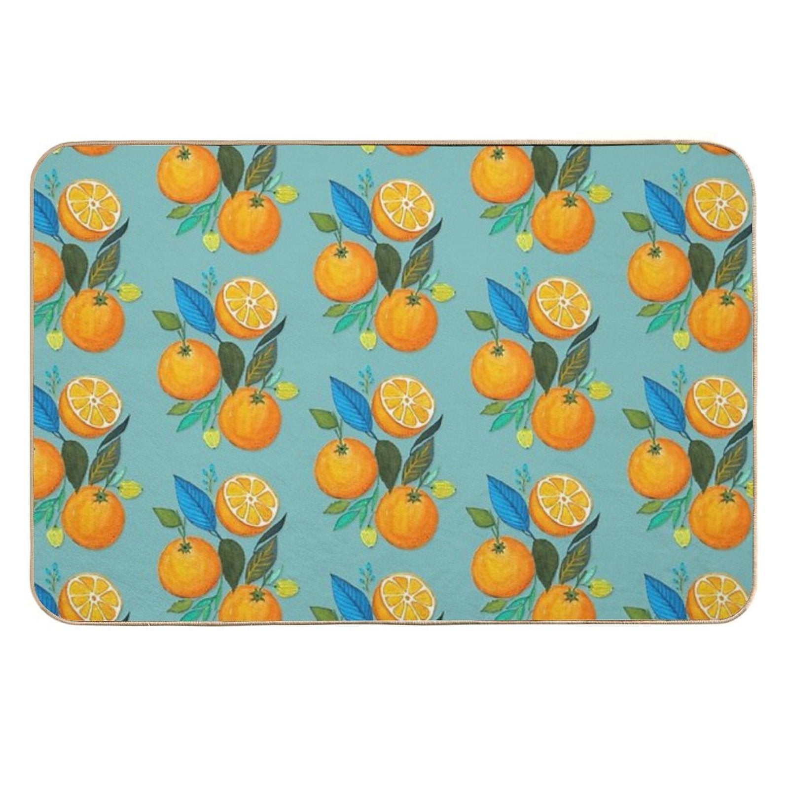 Lady Orange  Slip-Resistant Bath Mat