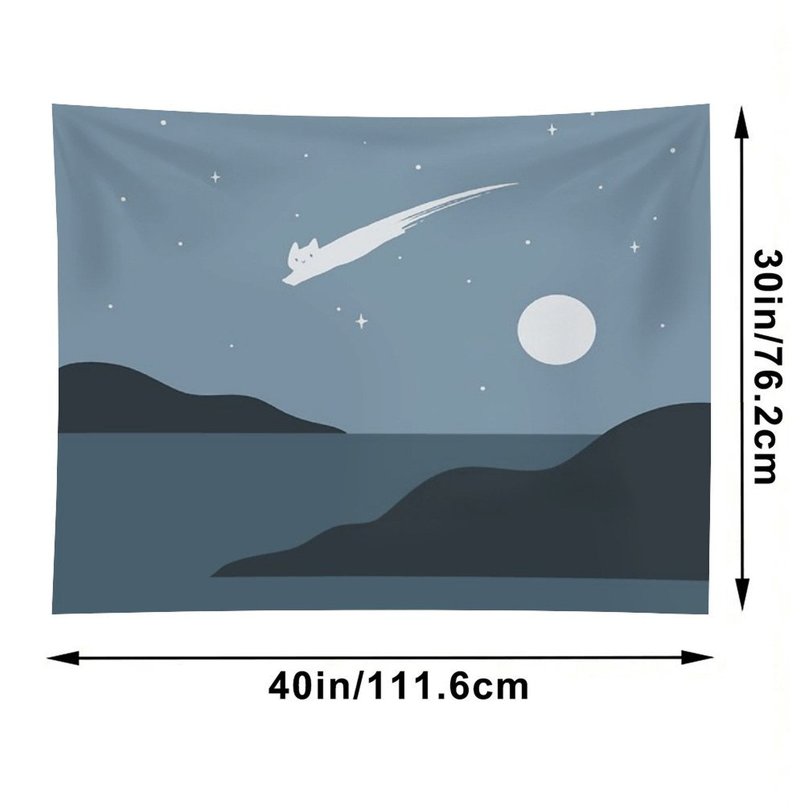 Cat Landscape 43 Tapestry