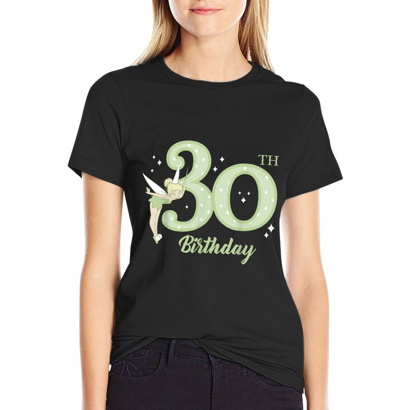 Disney Peter Pan 30th Birthday Tinkerbell Portrait  Moisture-wicking T-Shirt