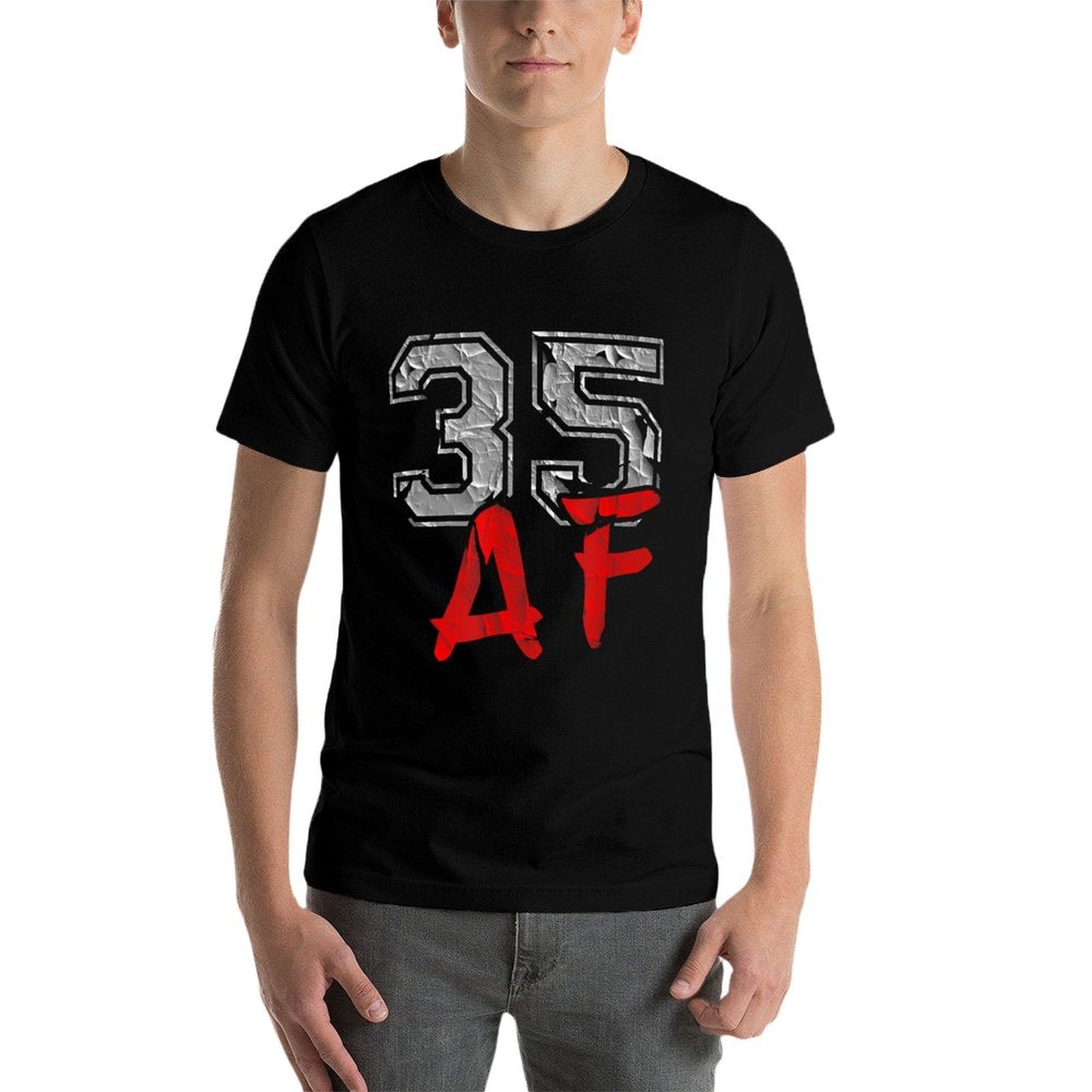 35 AF 35th Birthday  Cotton T-Shirt
