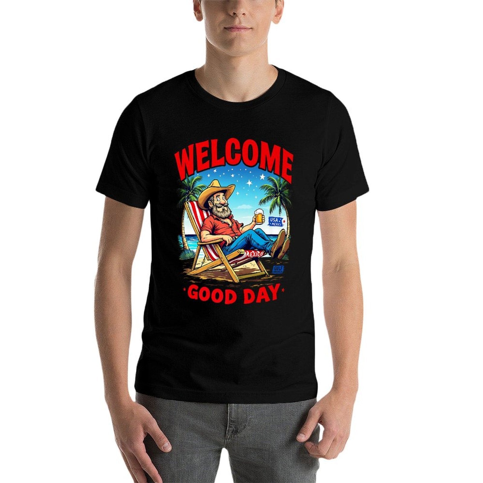 Mexico Gulf America USA American America Men Women Kids Premium  Eco-friendly Material T-Shirt