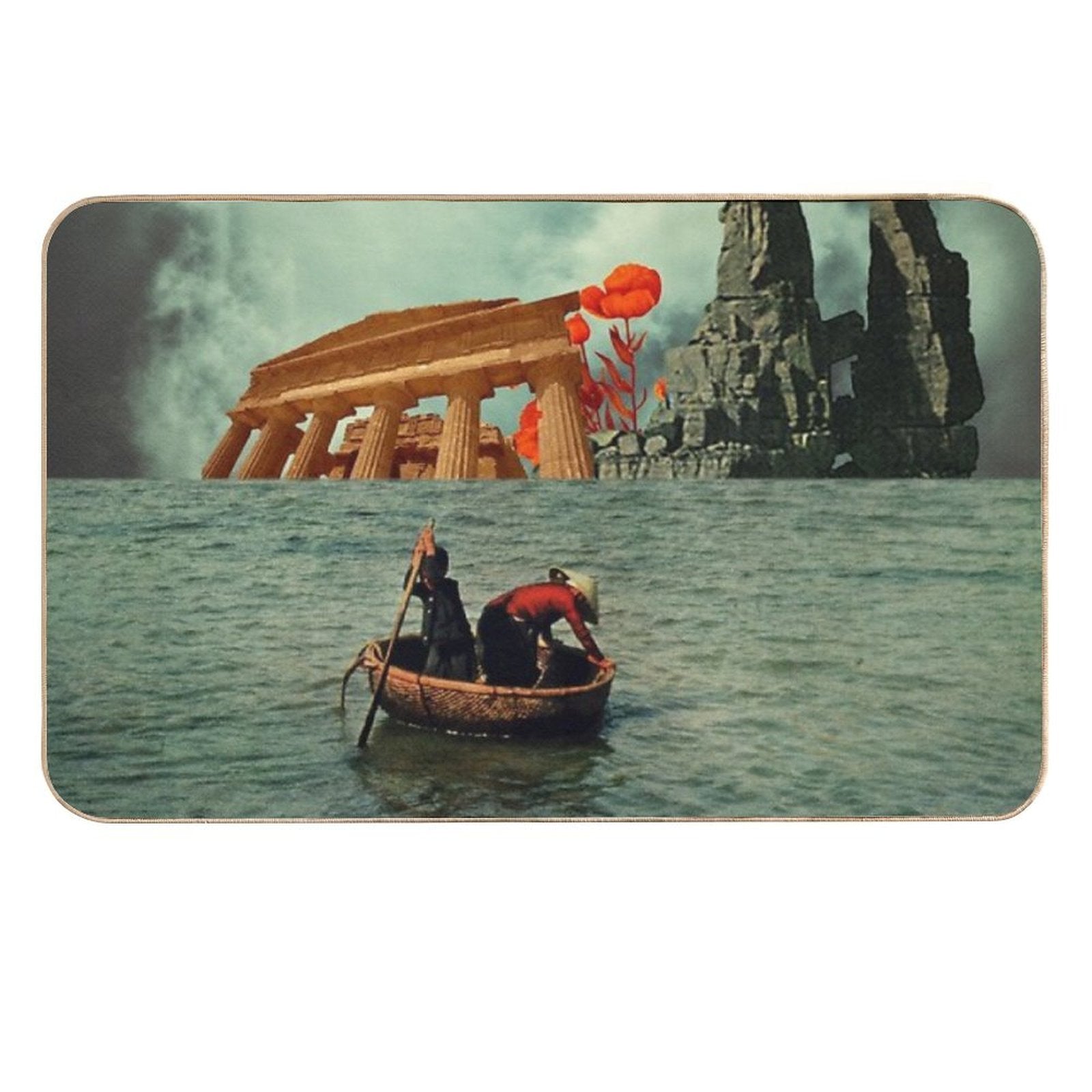 We Are All Fishermen  Odorless Bath Mat