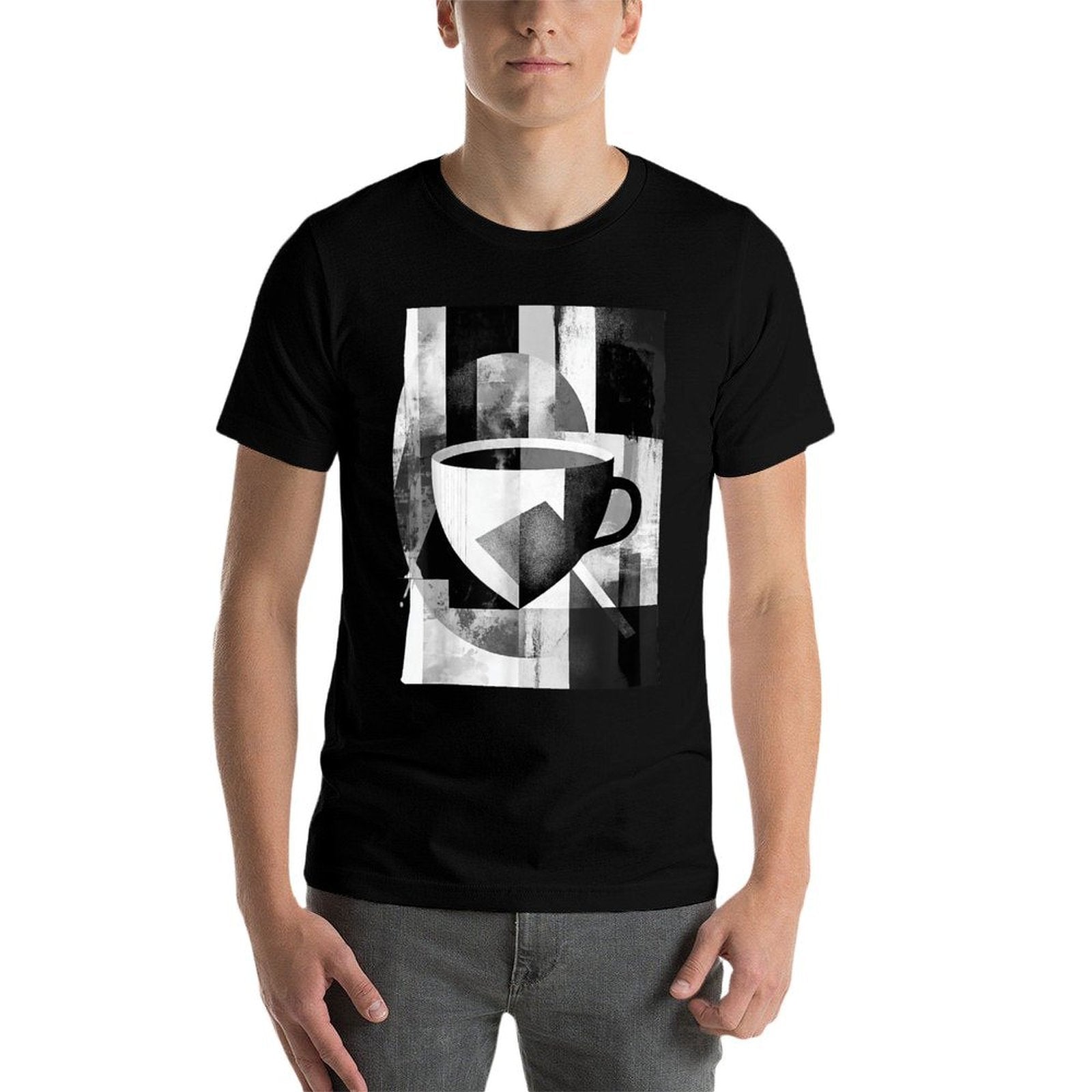 Abstract Coffee Art Modern Comfortable T-Shirt