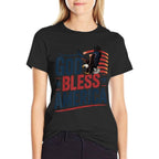 God Bless America Eagle American Patriotic 4th of July  Classic T-Shirt