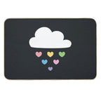 Raining Hearts  Eco-Friendly Bath Mat