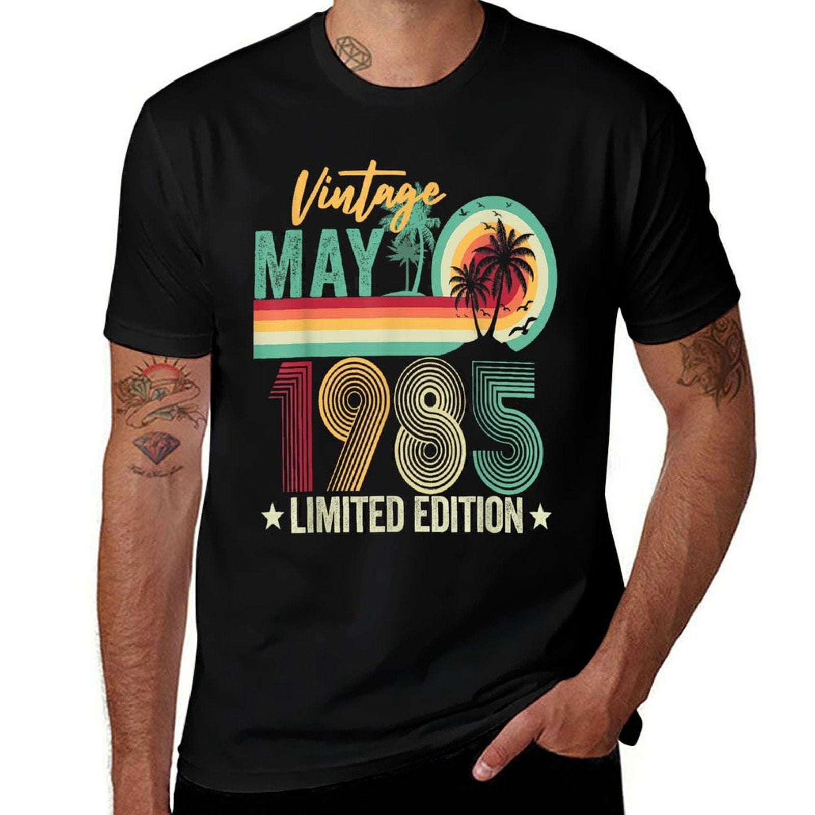 40 Years Old Funny May 1985 40th Birthday Gifts Men Women  Eco-friendly Material T-Shirt