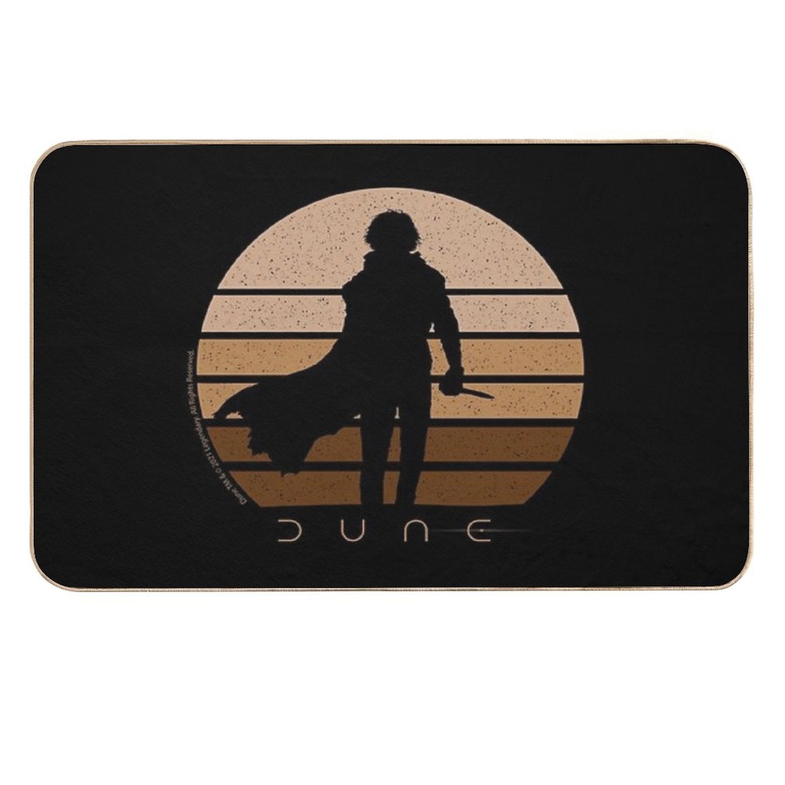 Dune - Muad'Dib, Retro  Easy To Clean Bath Mat