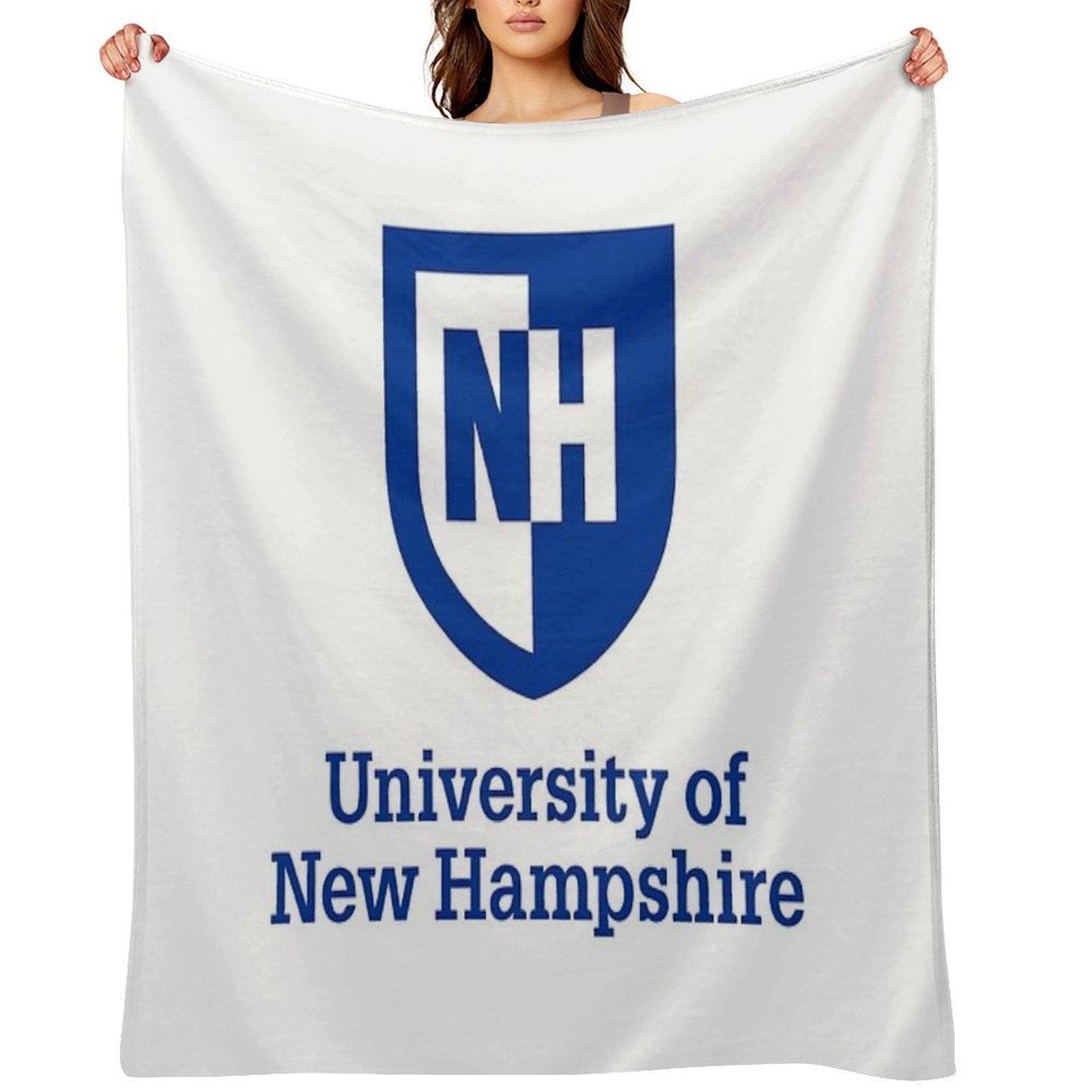 New Hampshire College Shrink-resistant Throw Blanket