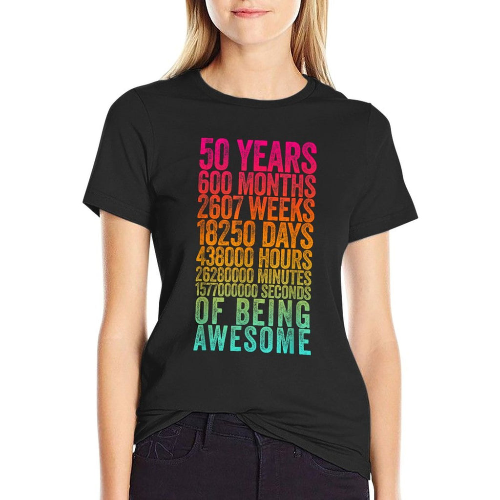 Funny 50th Birthday Old Meter Funny 50 Year Old Gifts  Quick-drying T-Shirt