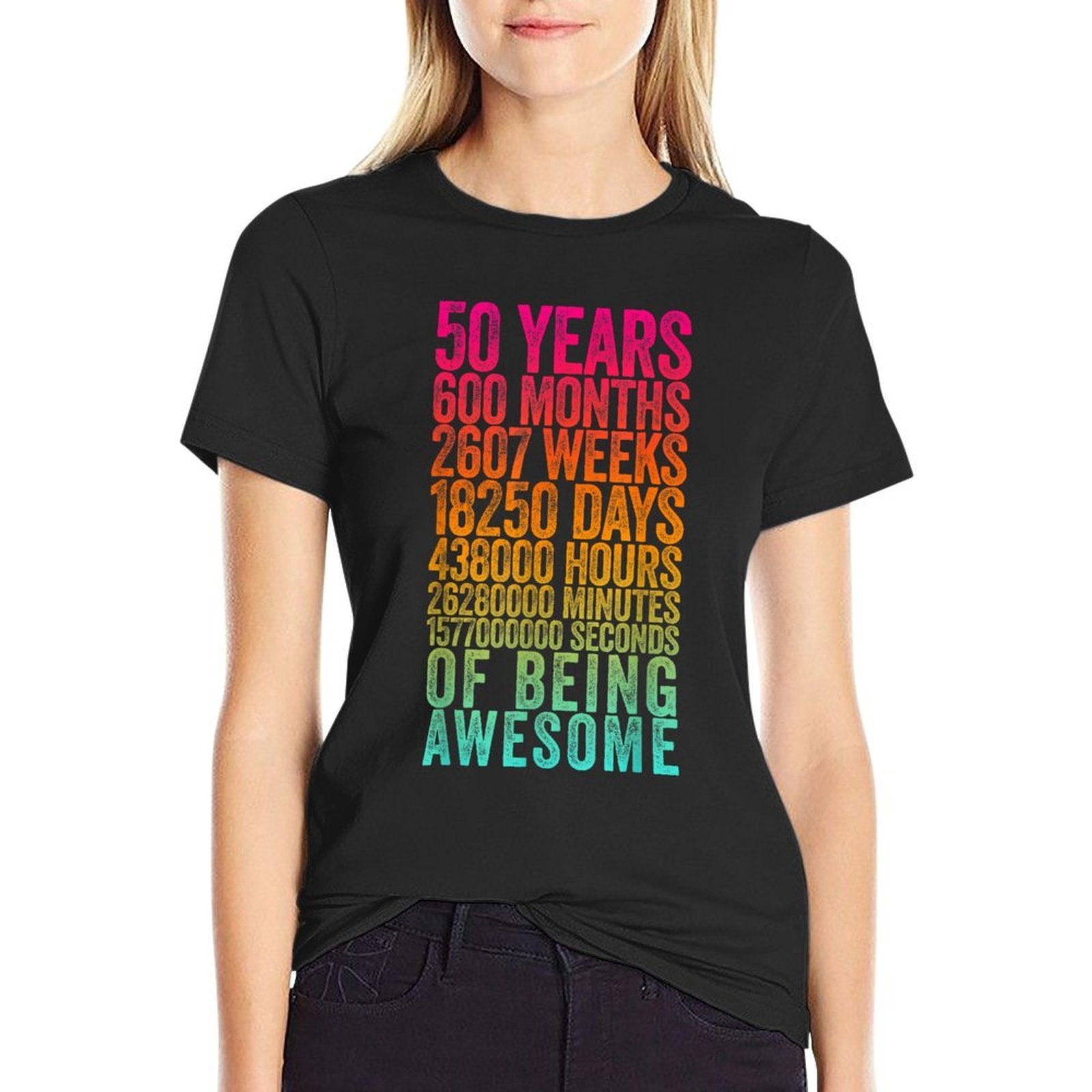 Funny 50th Birthday Old Meter Funny 50 Year Old Gifts  Quick-drying T-Shirt