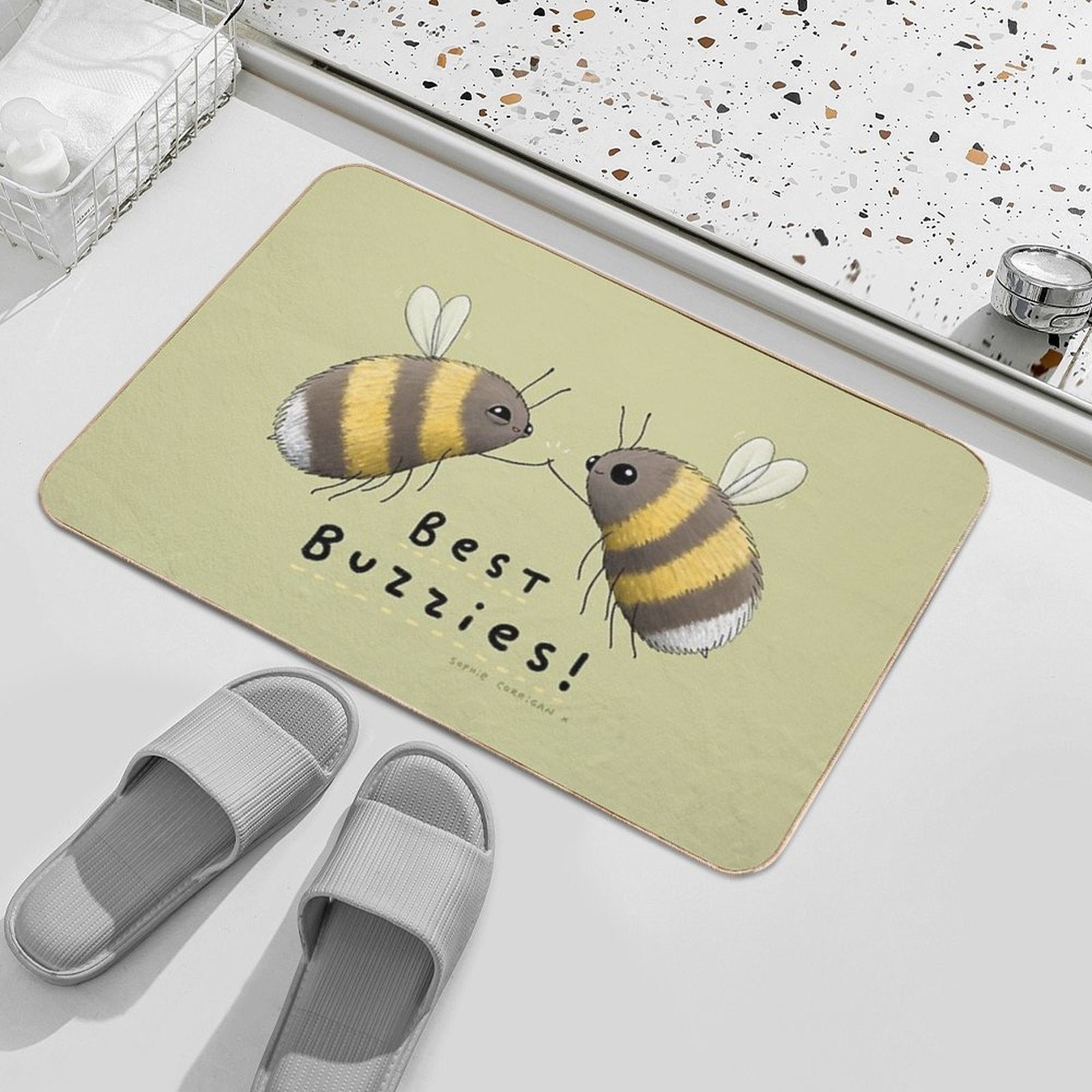 Best Buzzies!  Toxin-Free Bath Mat