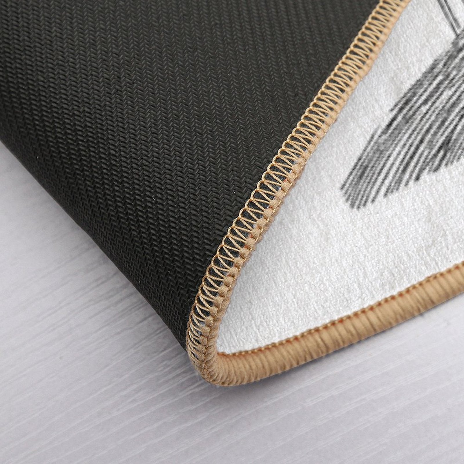 Imagine Birds with Long Legs Bw  Repositionable Bath Mat